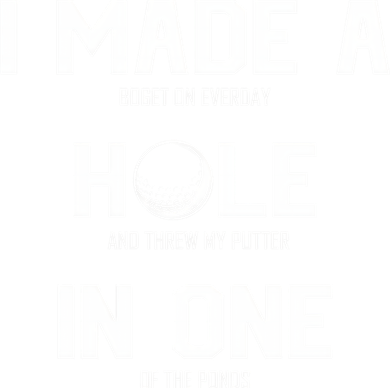 Hole In One Golf Gag Toddler Hoodie