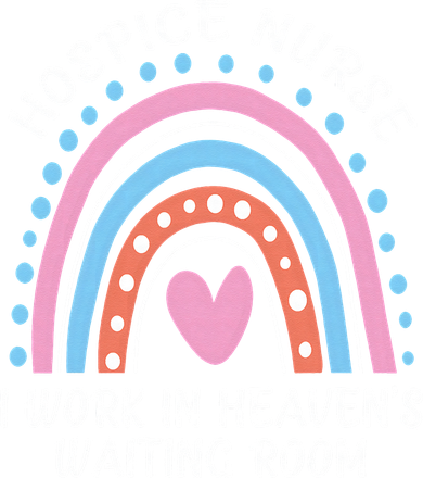 Hospice Nurse I Work In Heavens Waiting Room Nursing Day Kids Hoodie