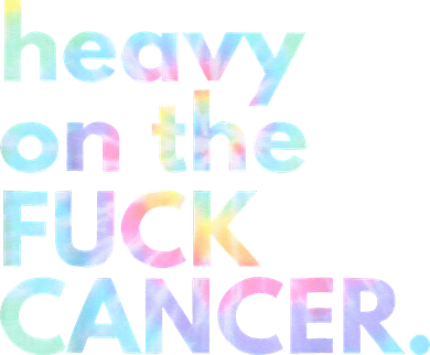 Heavy On The Fuck Cancer Tie Dye Distressed Awareness Kids T-Shirt