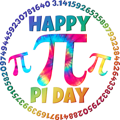 Happy Pi 3.14 Day Rainbow Tie Dye Kids Long Sleeve Shirt