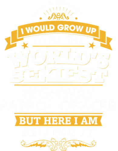 Highway Patrol Officer Gift Idea For Highway Patrol Doggie Tank