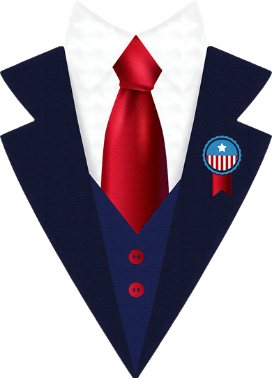 Halloween President Politician Suit Costume Trump Backpack