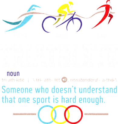 Humorous Triathlon Gift Sports Cycling Running Women's Long Sleeve Shirt