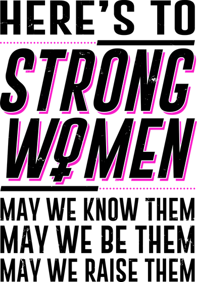 Here's To Strong Women Celebrate International Women's Day Women's Tank Top