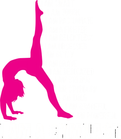 I Am A Gymnast Funny Handstand Gymnastics Gift Women Girl Kids T-Shirt
