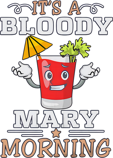 It's A Blood Mary Morning Bartender Cocktail Barista drinking lover Long Sleeve Shirt