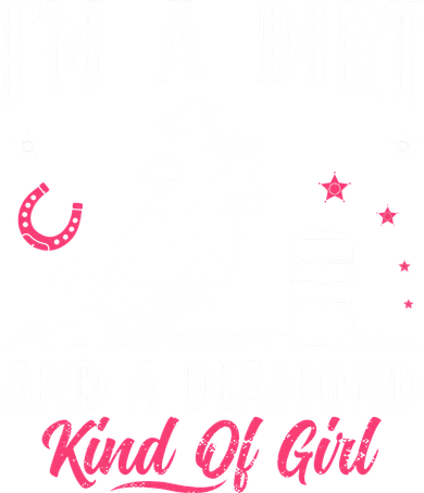 I'm a dirt and a diamond Horse Barrel Racing Barrel Racer Coaster