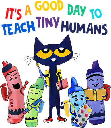 Its A Good Day To Teach Tiny Humans Cat Teacher Lover Button
