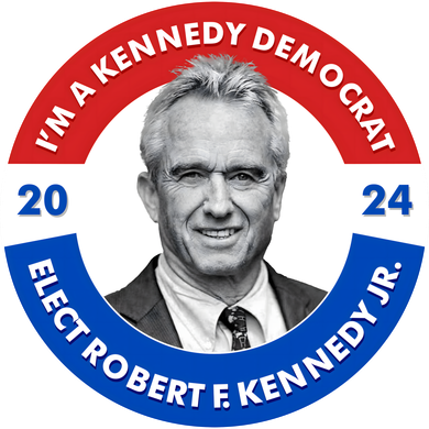 Im A Kennedy Democrat Elect Robert F Kennedy Jr For President Emblem Button Hat