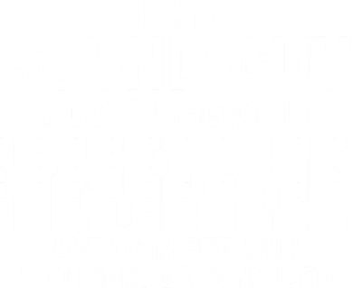 Im A Sound Guy Audio Engineer Tonmeister Mixer Gift Doggie Tank