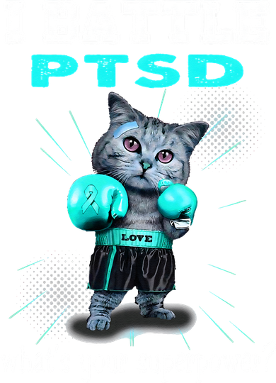 I Battle PTSD Awareness Long Sleeve Shirt