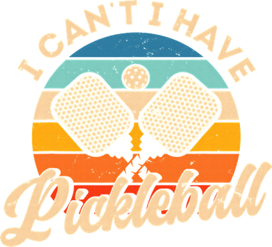 I Can't I Have Pickleball Funny Distressed Retro Vintage Ornament