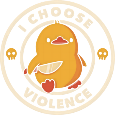 I Choose Violence Funny Duck Hat
