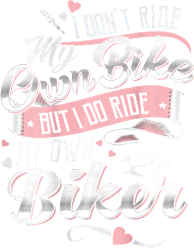 I Don'T Care My Own Bike But I Do Ride My Own Biker On Back Kids T-Shirt