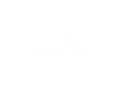 I Destroy Silence Trumpet Kids T-Shirt