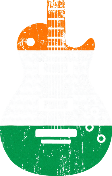 Ireland Flag Guitar Vintage Musician Women's Tank Top