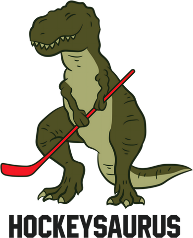 Ice Hockey Dinosaur Hockey Hockey Hockeysaurus Gift Hooded Wearable Blanket