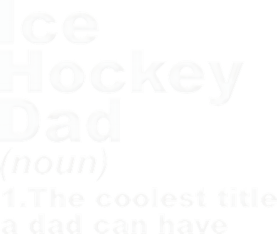 Ice Hockey Dad Definition Funny Sports Gift Fathers Day Kids Long Sleeve Shirt