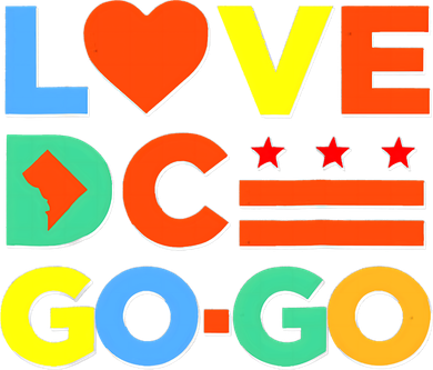 I Heart Love DC Washington D.C I Love Go Go Graphics Polo