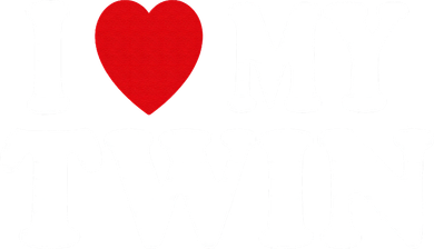 I HEART LOVE MY TWIN Women's T-Shirt