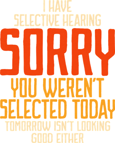 I Have Selective Hearing You Weren't Selected Vintage Funny Women's Dry Zone Grid Polo