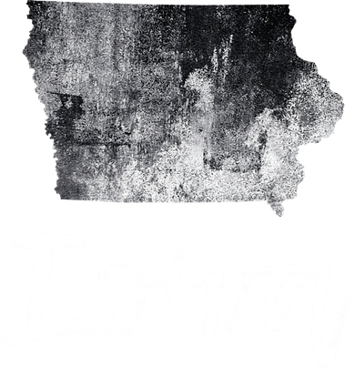 Iowa IA Map Grunge Vintage Graphic Home State Women's Tank Top