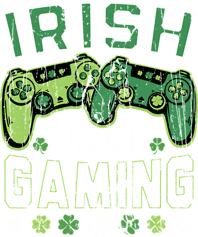 Irish I Was Gaming St Patricks Day Gamer Lucky Irish Gaming Women's T-Shirt