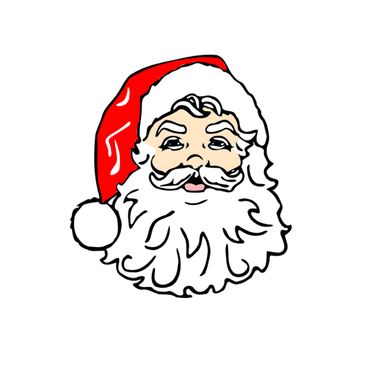 I'm Just Here For The Hos Funny Christmas Santa Xmas Gift Coaster