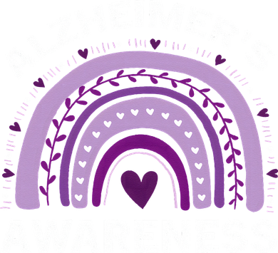 In June We Wear Purple Alzheimer Awareness Hat