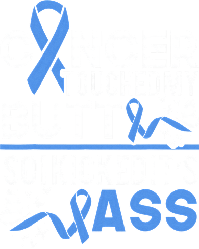 i kicked cancers butt Colon cancer awareness Women's Hoodie