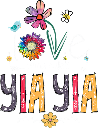 I Love Being Called YIA YIA Mimi Grandma Mother's Day Women's Dry Zone Grid Polo