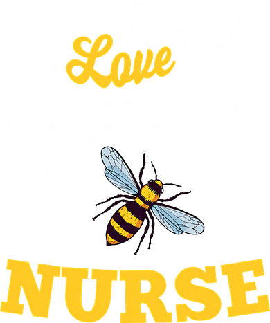 I Love BeeIng A Nurse Honey Bee Job Polo