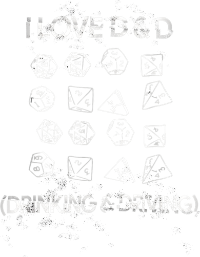 I Love D And D Drinking And Driving Gaming Lovers Kids T-Shirt
