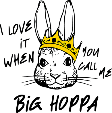 I Love It When You Call Me Big Hoppa Bunny Easter Day Funny Women's Tank Top
