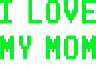 I Love My Mom Gamer Gifts For Teen Video Games Coaster