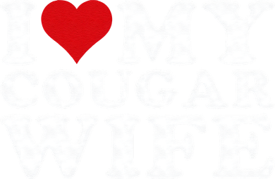 I Love My Cougar Wife I Heart My Cougar Wife Baby Bodysuit