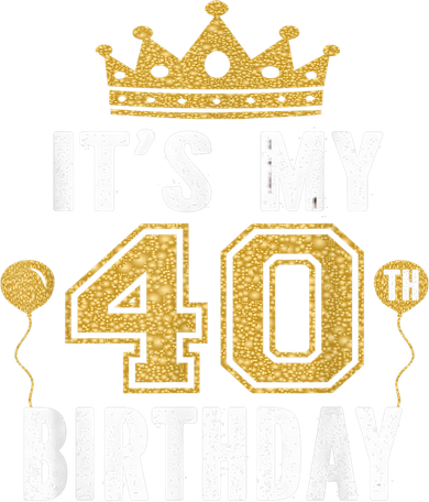 It's My 40th Birthday Gift For 40 Years Old Man And Woman Coaster
