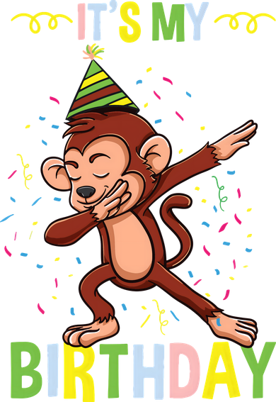 Its My Birthday Monkey Women's Long Sleeve Shirt
