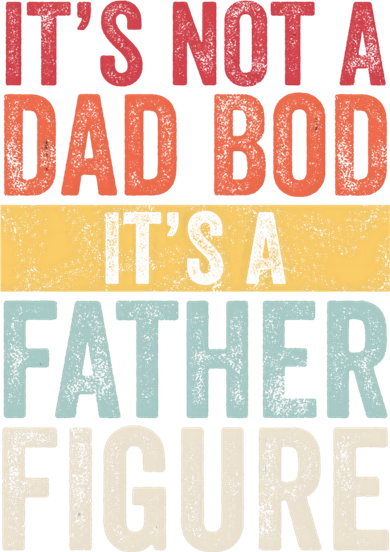 Its Not A Dad Bod Its A Father Figure Funny Retro Vintage Coaster