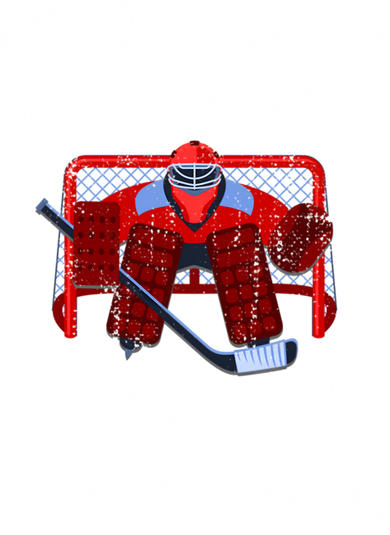 I'm Not Just Any Hockey Mom I'm The Goalie's Mom Gift Button