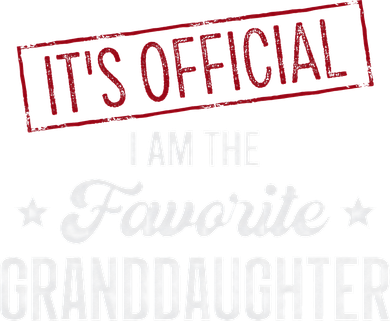 It's Official I Am The Favorite Granddaughter Funny Tote Bag