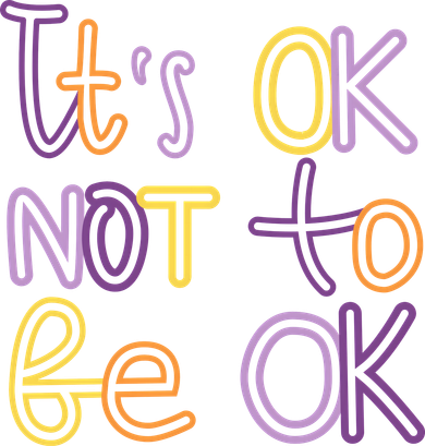 It's Ok Not To Be Ok Mental Health Quote Mousepad
