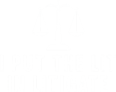 I Put The Lit In Litigate Litigator Lawyer Attorney Women's Sweatshirt