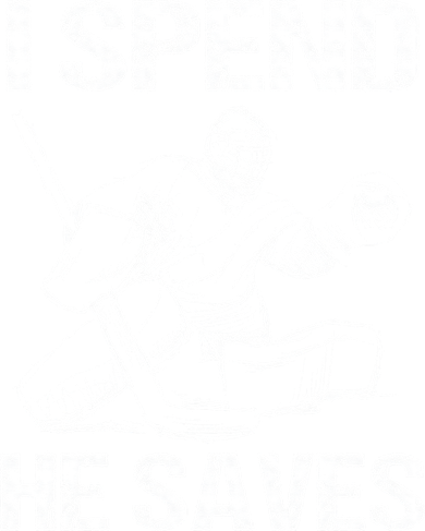 I Spend He Saves Hockey Goalie Sweatshirt