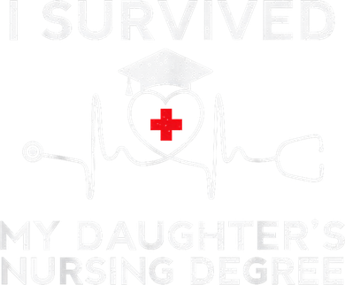 I survived My Daughter's Nursing Degree, Proud Mom Dad Nurse Women's Tank Top