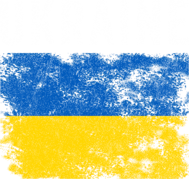 I Stand With Ukraine Flag Yellow And Blue Support The Ukranian Gift T-Shirt