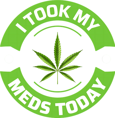 I Took My Meds Today Marijuana Funny Weed Cannabis Sayings Toddler Hoodie