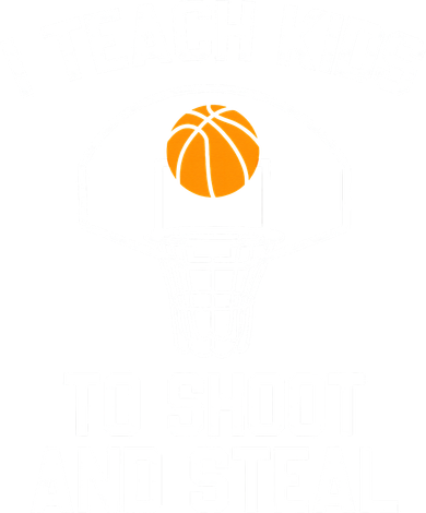 I Teach To Shoot And Steal High School funny Basketball Toddler Hoodie