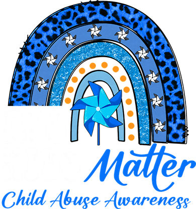 I'm Their Voice Pinwheel Child Abuse Prevention Awareness Doggie Tank