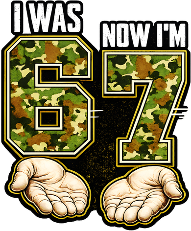 I Was 6 Now I'm 7 Birthday 6-7 Meme Camo Mousepad